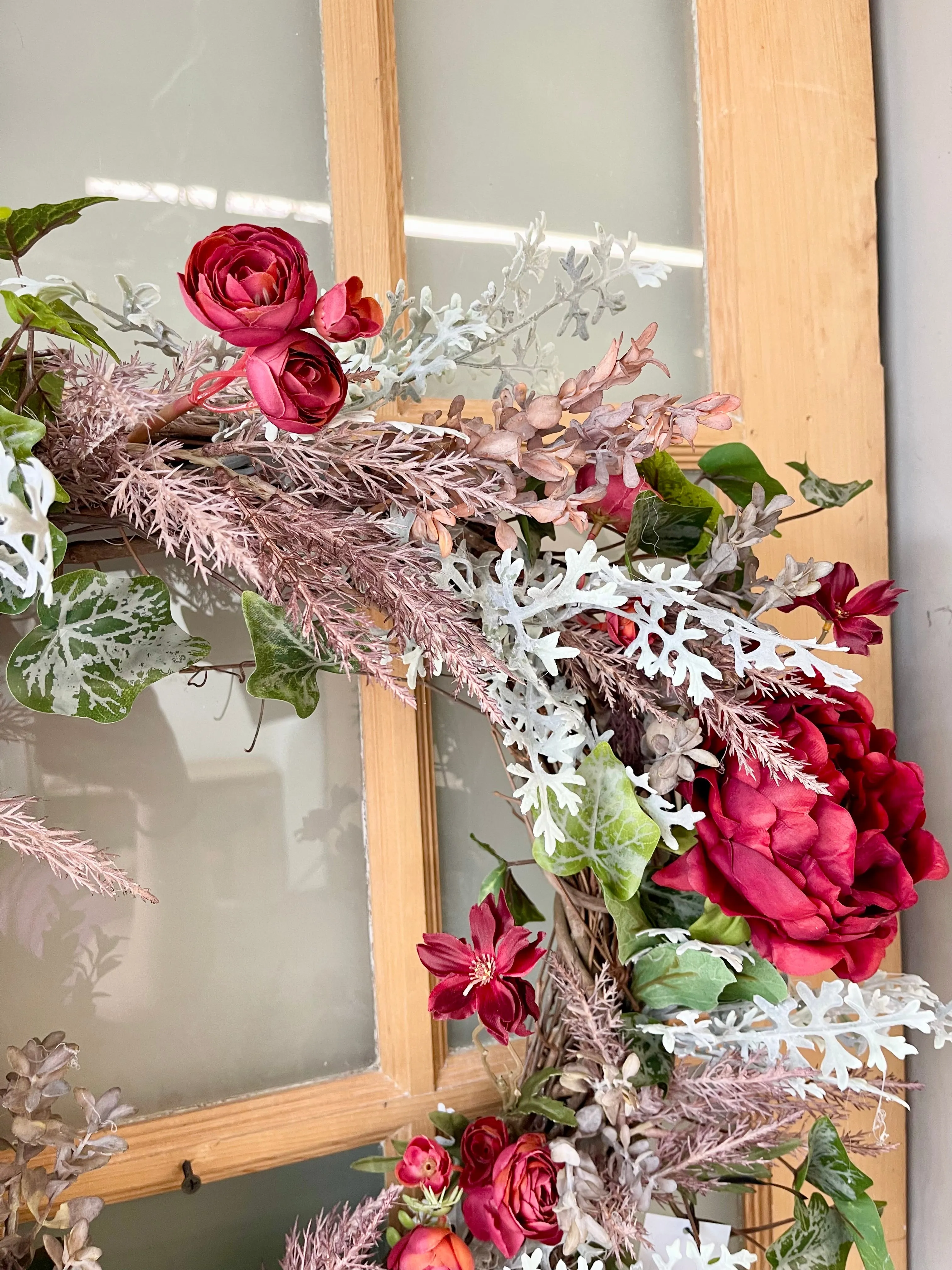 34" Merlot Magic Wreath