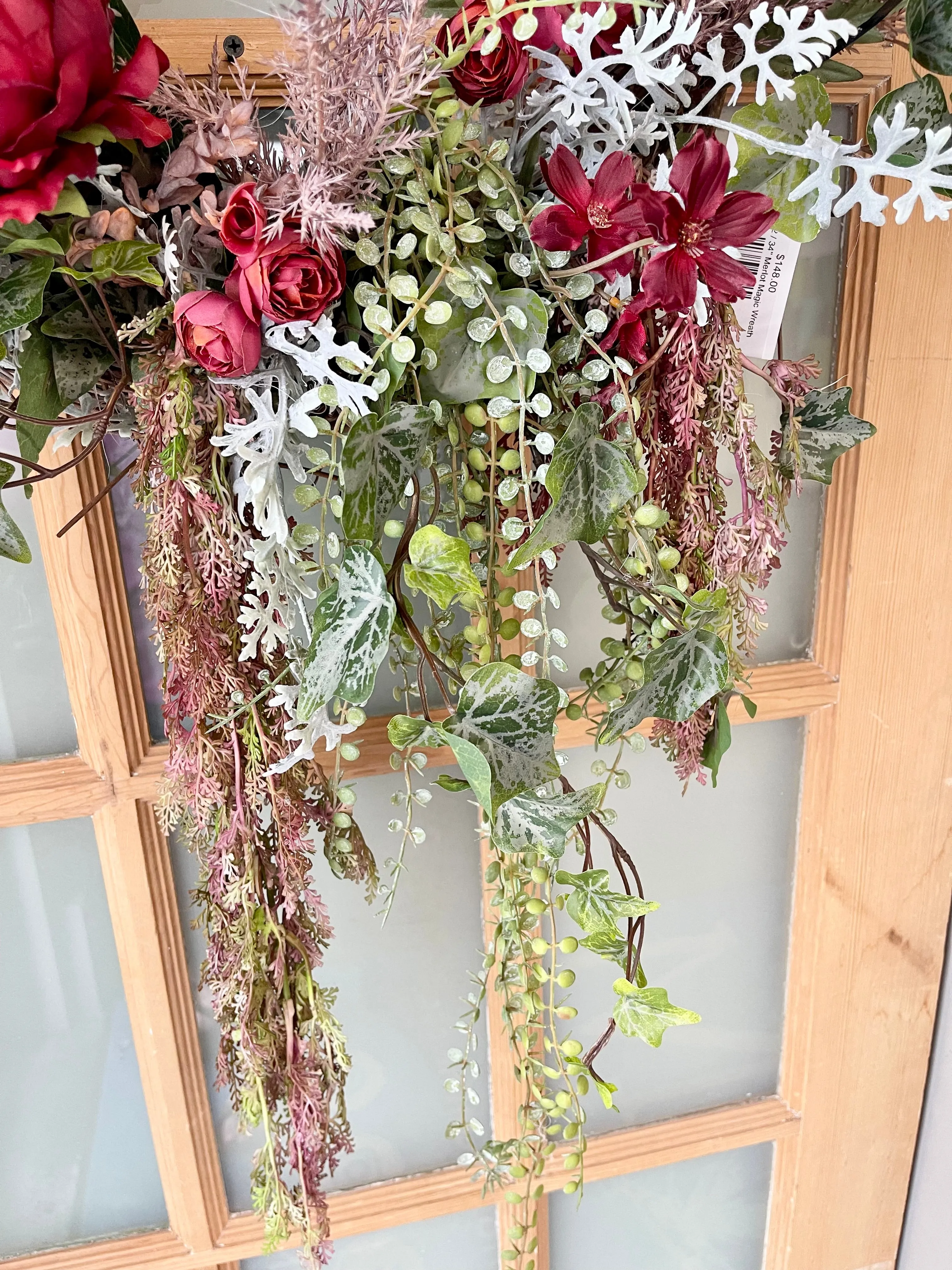 34" Merlot Magic Wreath