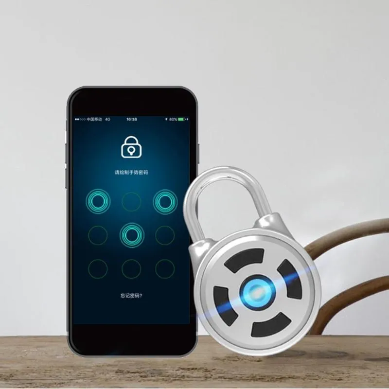 Anti-theft Lock Password Lock APP Control Padlock with Smart Mobile Phone Bluetooth APP Luggage Case Locker Lock for Android IOS