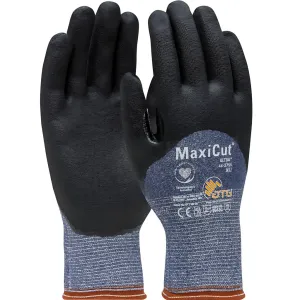 ATG 44-3755/L Seamless Knit Engineered Yarn Glove with Premium Nitrile Coated MicroFoam Grip on  Palm, Fingers & Knuckles