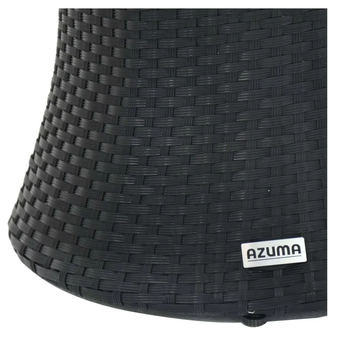 Azuma Drinks Cooler Table Garden Patio Rattan Black or Grey