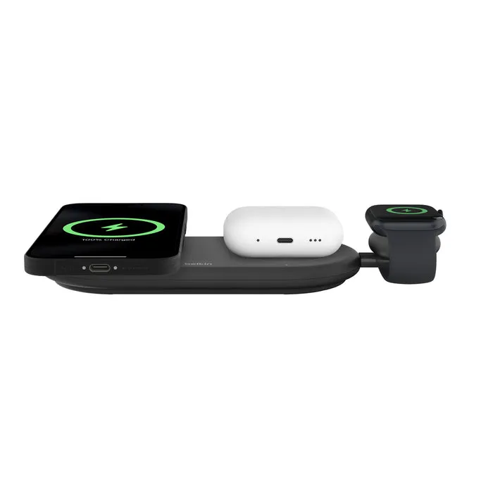 Belkin BoostCharge Pro 3-in-1 Magnetic Wireless Charging Pad