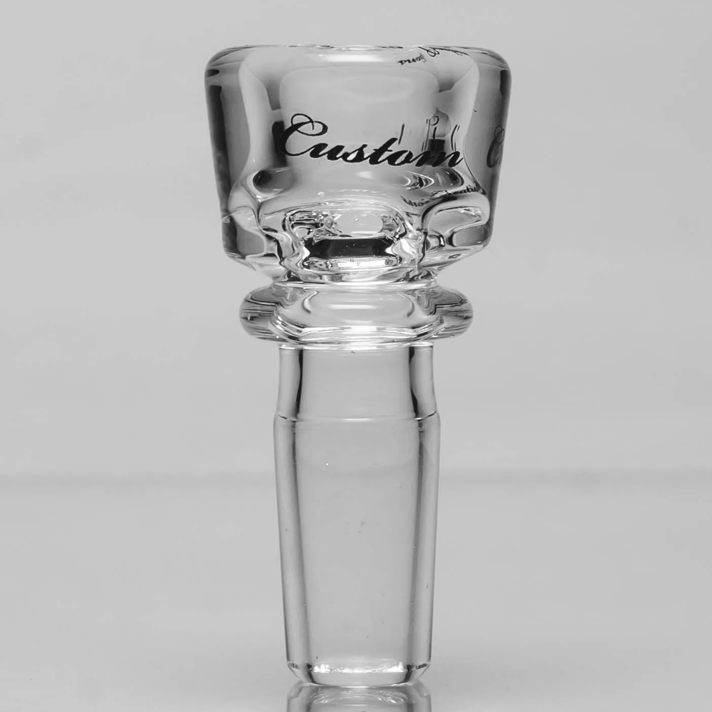 C2 Custom Creations - Double Ratchet Bubbler - 50mm - White Seed Label