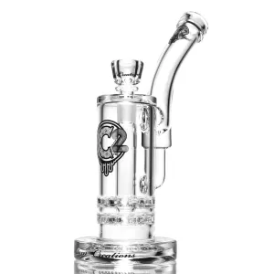 C2 Custom Creations - Double Ratchet Bubbler - 50mm - White Seed Label