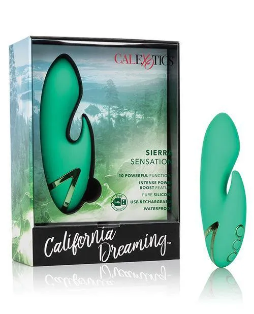 California Dreaming Sierra Sensation Rechargeable Silicone Compact Vibrator