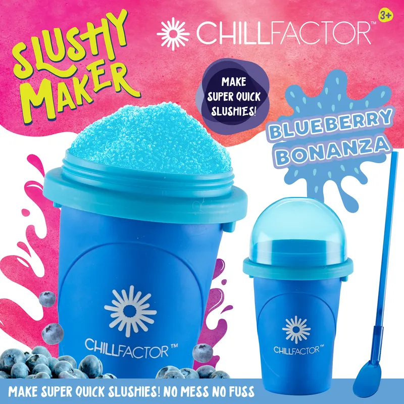 Chill Factor Fruitastic Slushy Maker Blueberry Bonanza