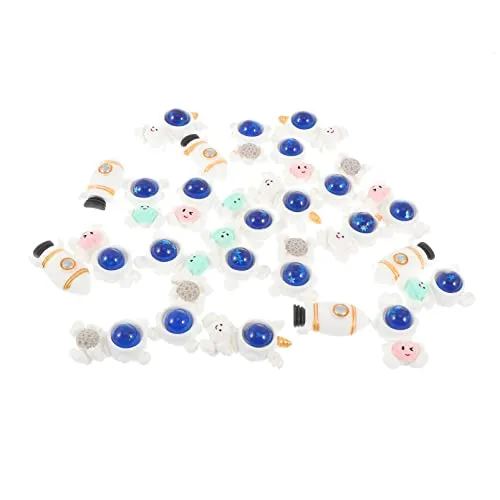 EXCLUZO 50 pcs Space Refrigerator Astronaut Refrigerator Magnet Rocket Refrigerator Magnet Refrigerator Magnets Decorative Magnets Cute Magnets