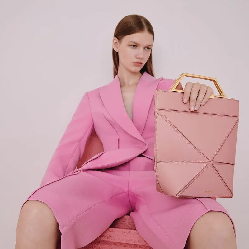 Facet Classic Plus Foldable Top Handle Bag - Pink