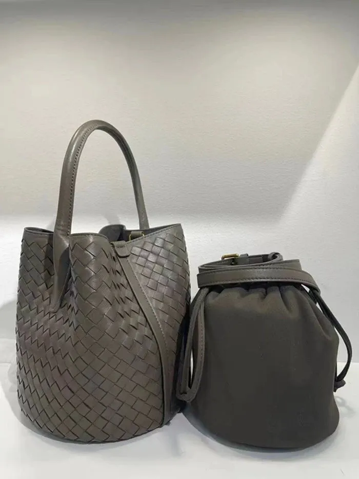 Fashion Handmade Large Capacity Shoulder Leather Women Bag