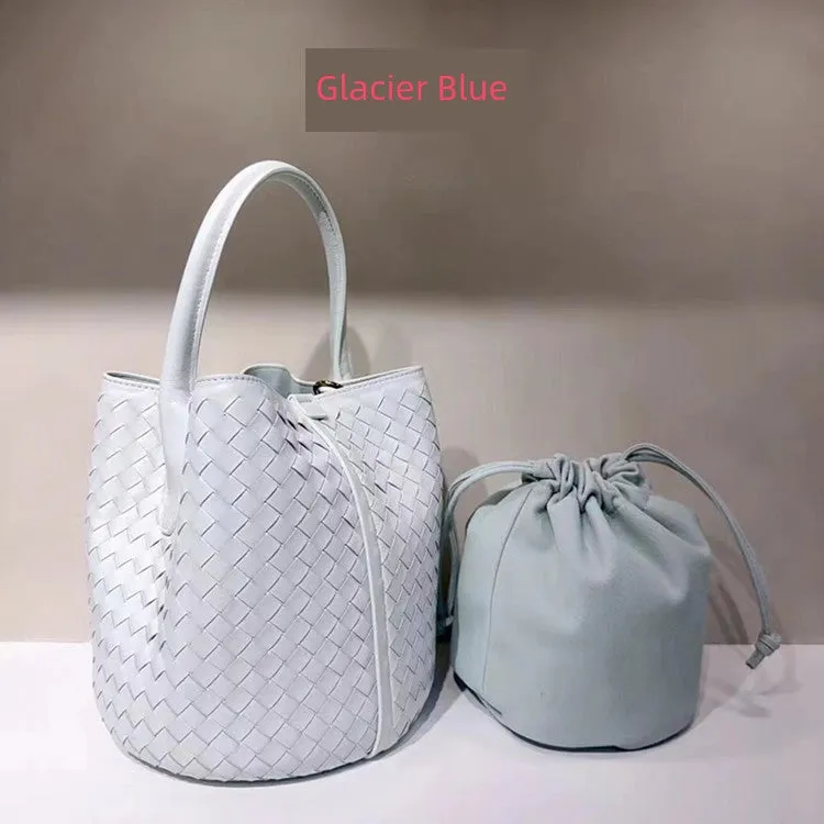 Fashion Handmade Large Capacity Shoulder Leather Women Bag