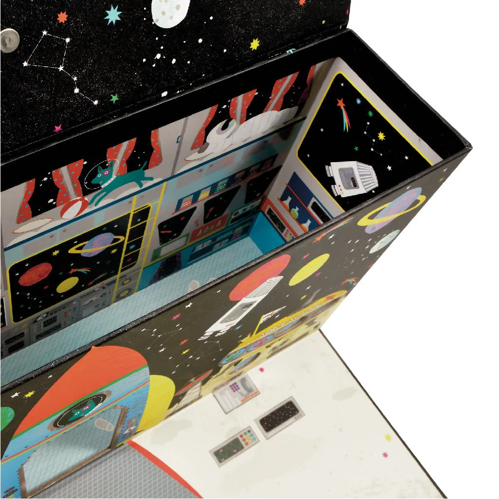 Floss & Rock Playbox with Wooden Pieces - Space