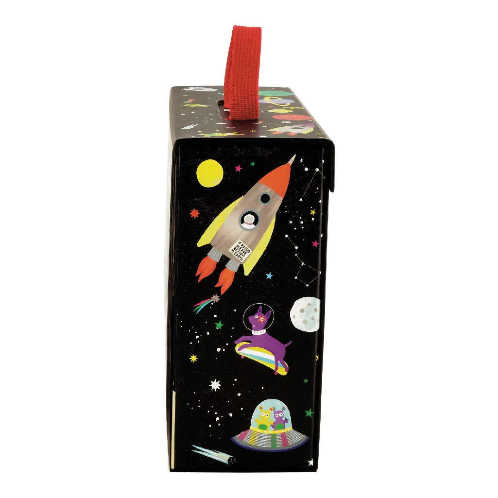 Floss & Rock Playbox with Wooden Pieces - Space
