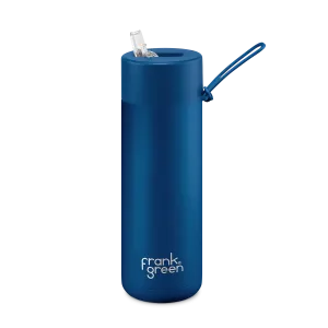 frank green - 20oz Reusable Bottle (straw) - Deep Ocean