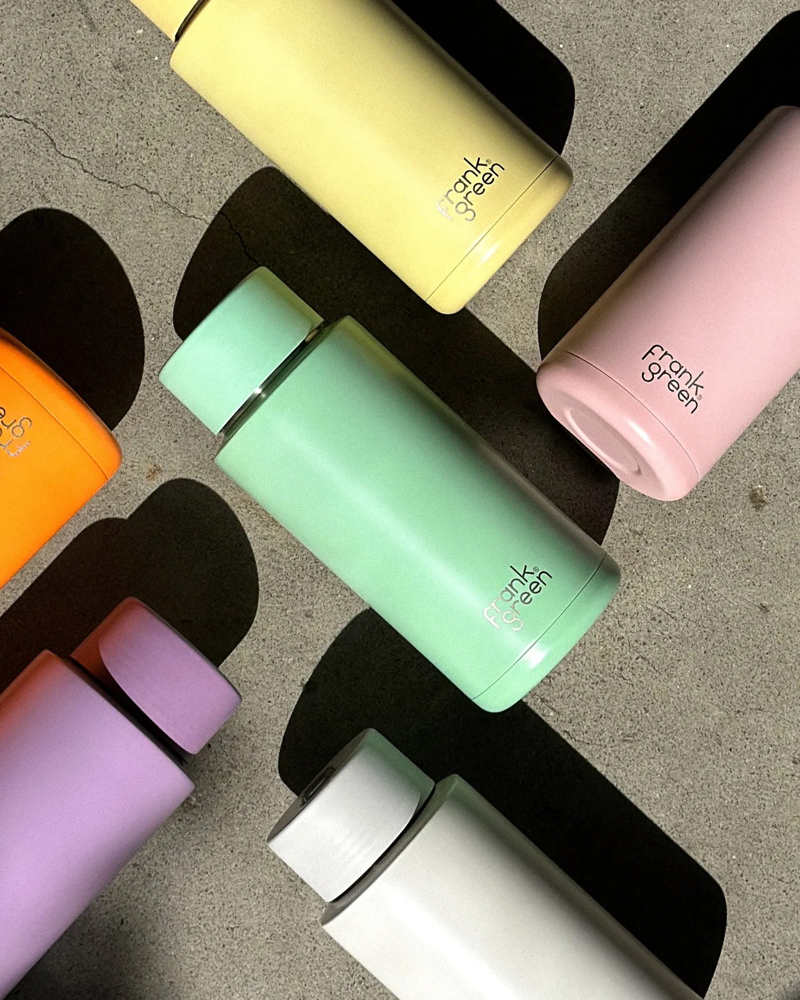 Frank Green Insulated Drink Bottle 1L - Neon Orange