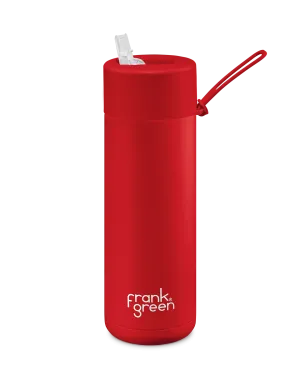 Frank Green Insulated Drink Bottle 595ml - Atomic Red