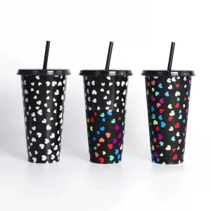 Heart Color Changing Tumbler