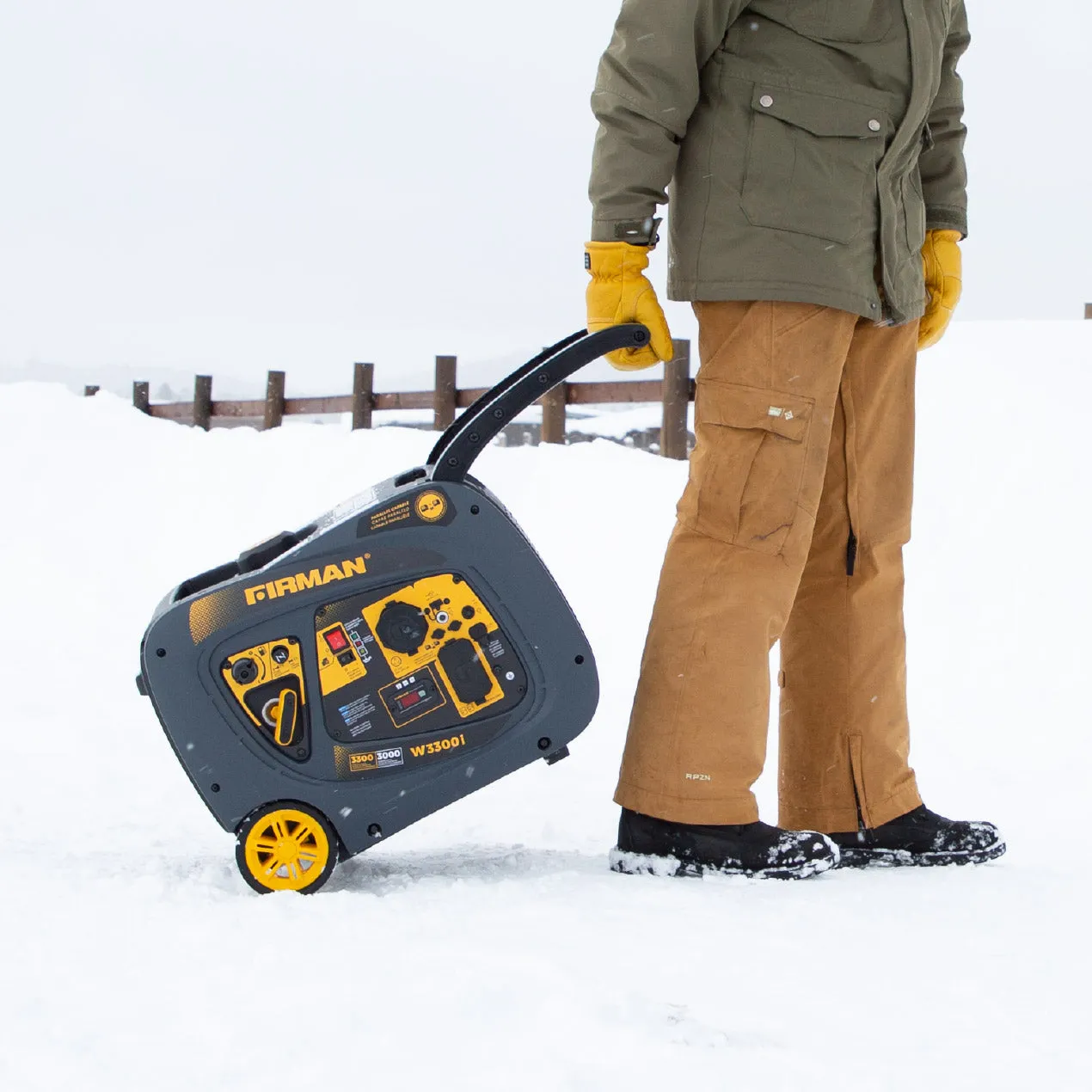 Inverter Gas Portable Generator 3300W Recoil Start - Refurbished