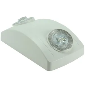 LED Emergency Light, 3 Watts, 300 Lumens, Dual adjustable Head Light, 120-277V, White