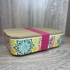 Mandala Bamboo Lunch Box