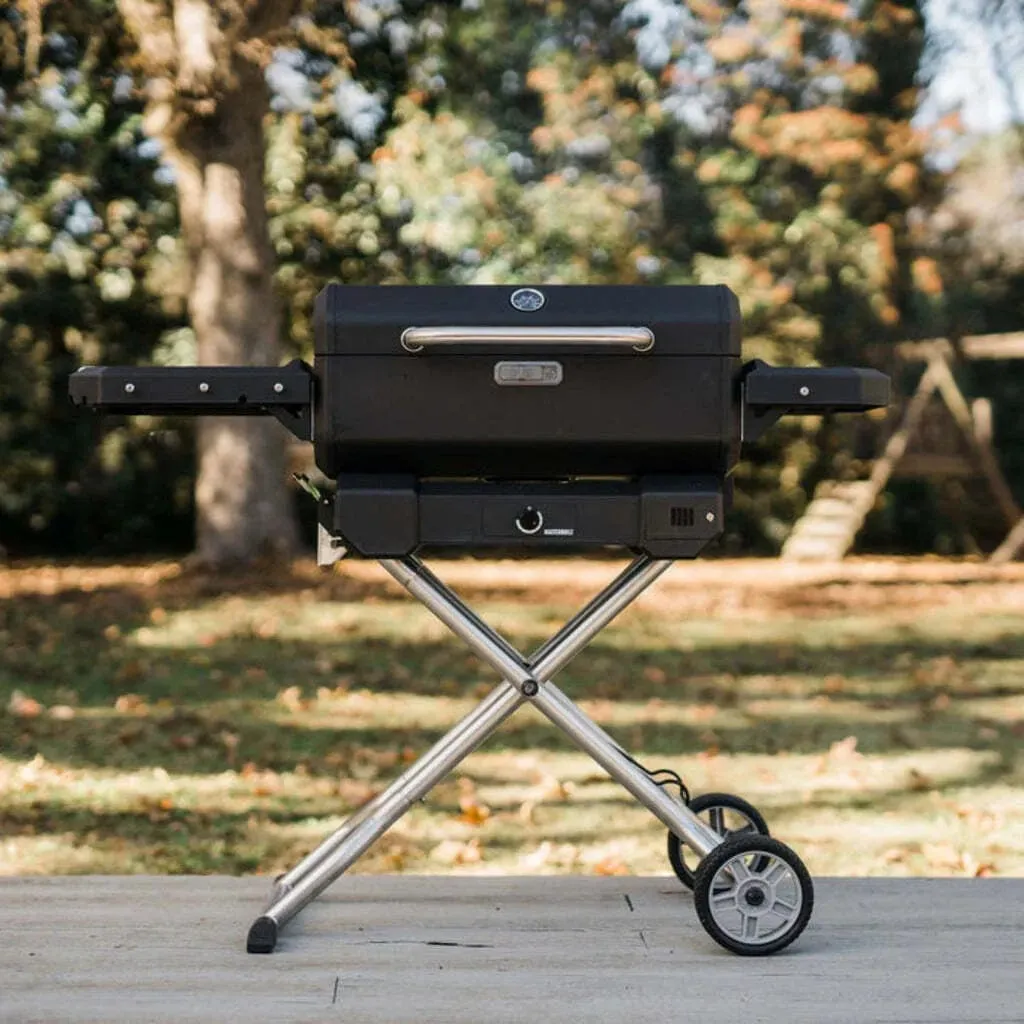 Masterbuilt Portable Charcoal Grill & Smoker with Cart
