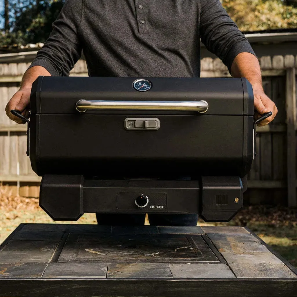 Masterbuilt Portable Charcoal Grill & Smoker with Cart
