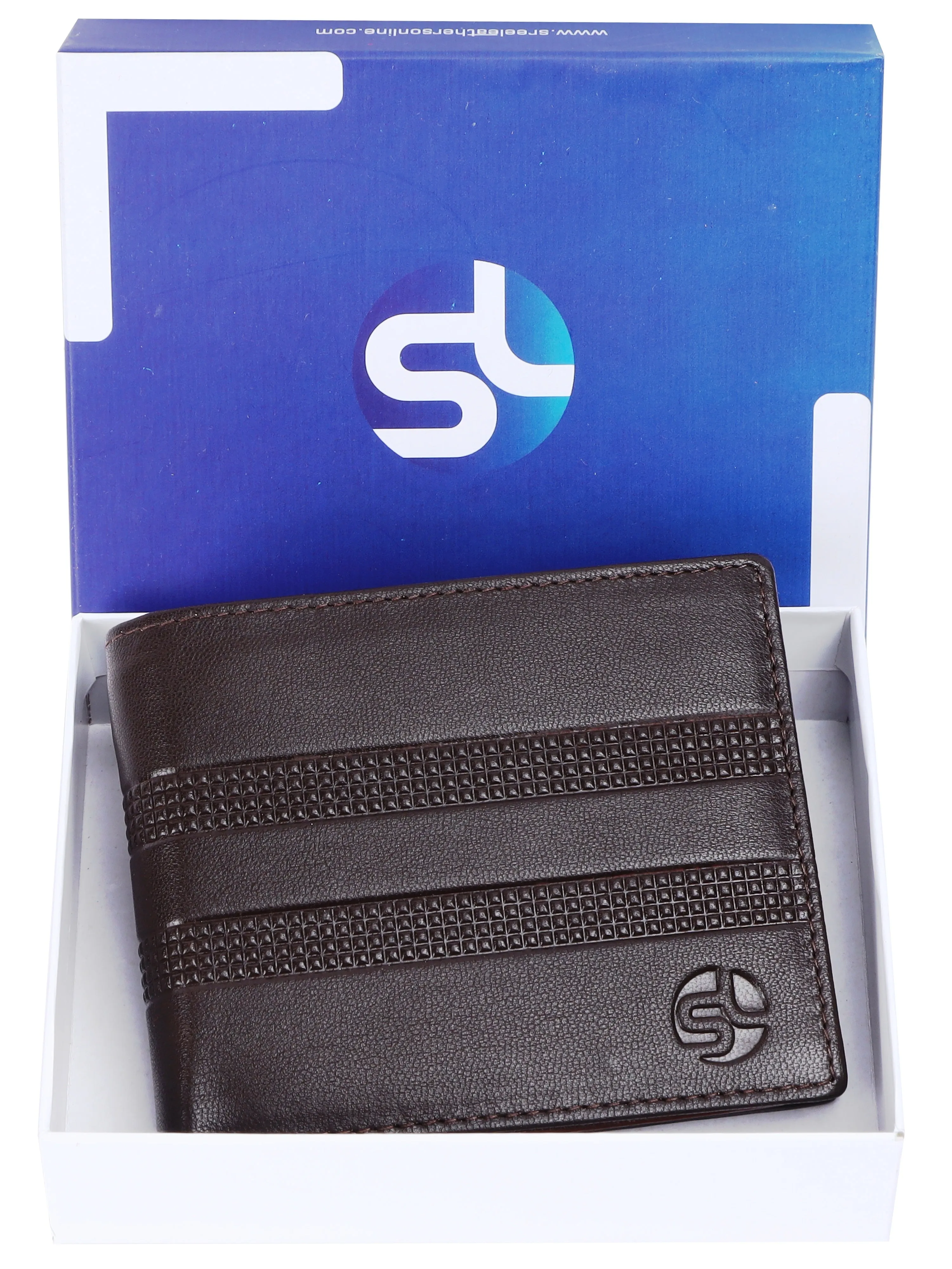MENS LEATHER WALLET (RFID) 93703 (BROWN)