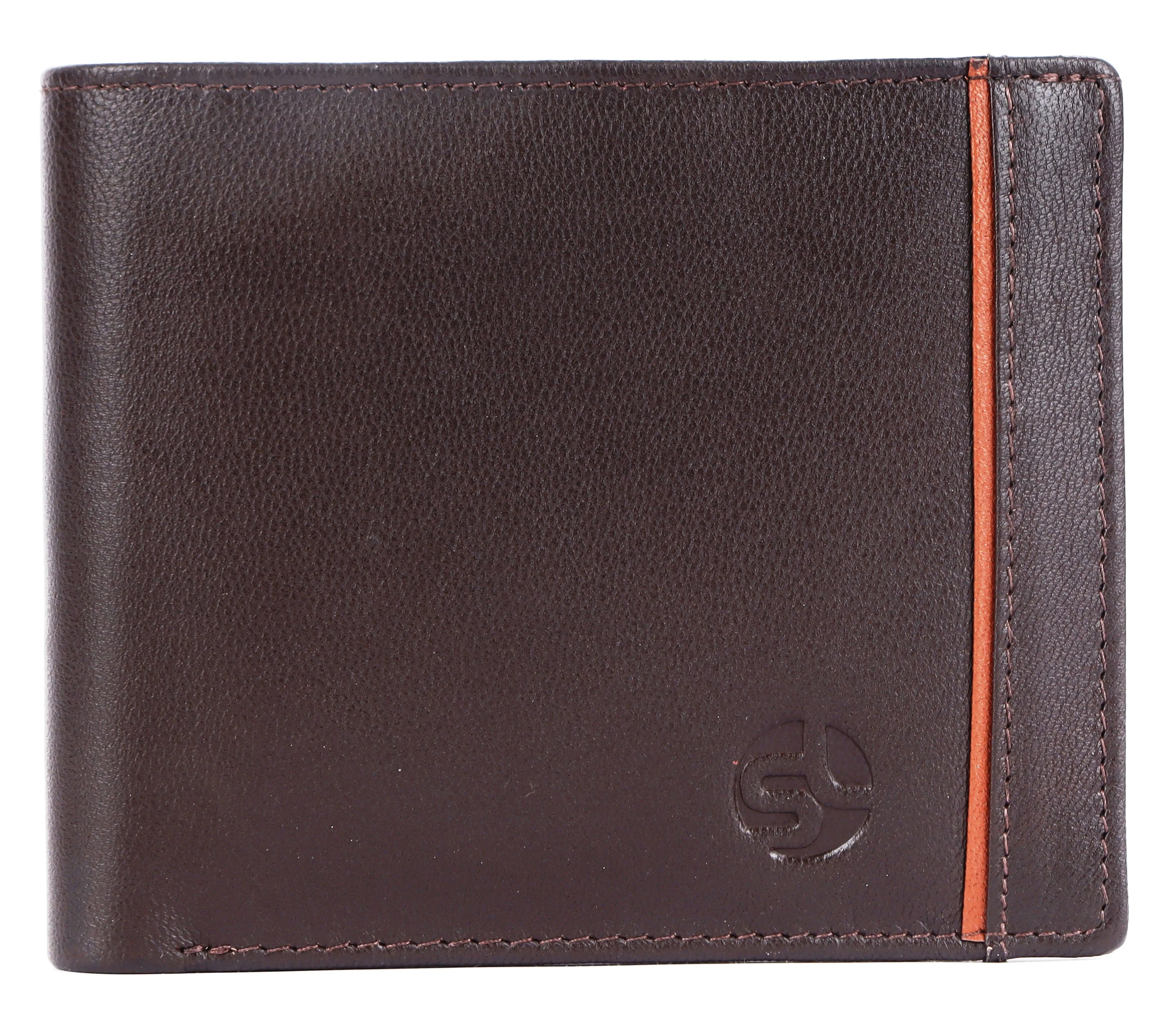 MENS LEATHER WALLET (RFID) 93710 (BROWN)