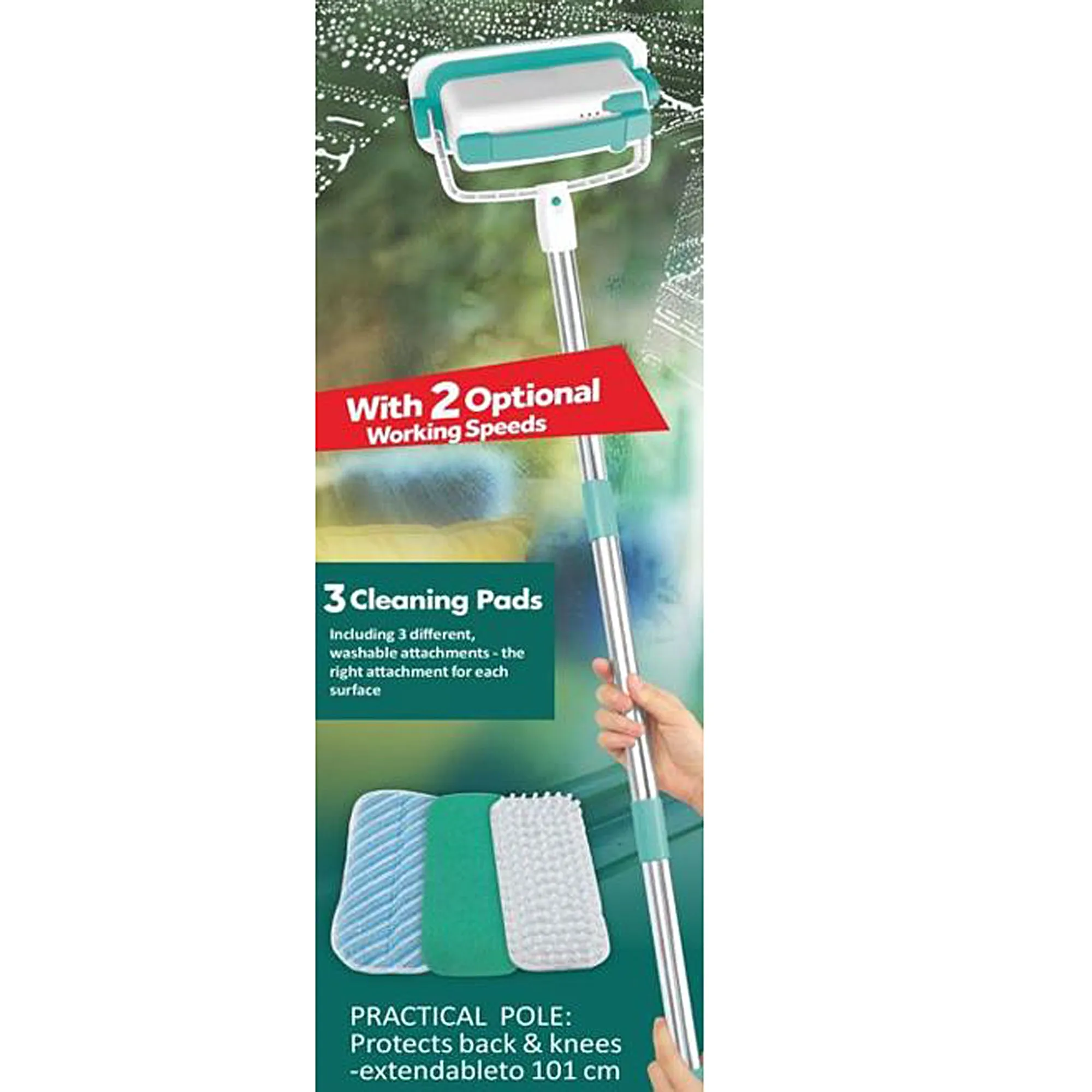 Milex Cordless GO SCRUBBER - Uses Powerful Vibrations To Remove Dirt & Grime