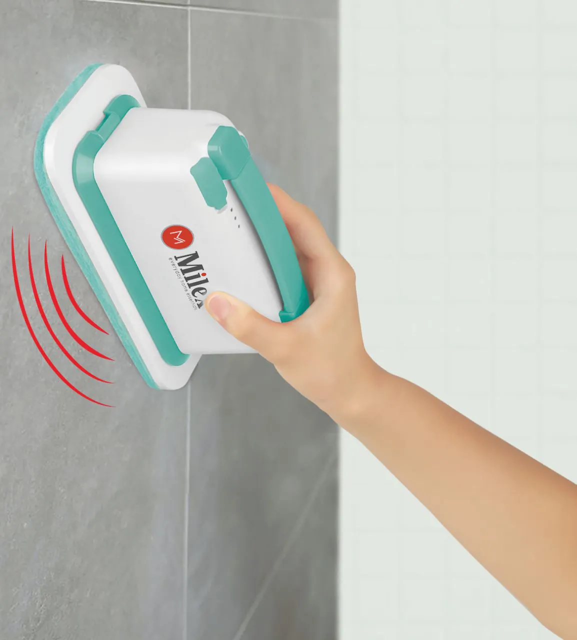 Milex Cordless GO SCRUBBER - Uses Powerful Vibrations To Remove Dirt & Grime