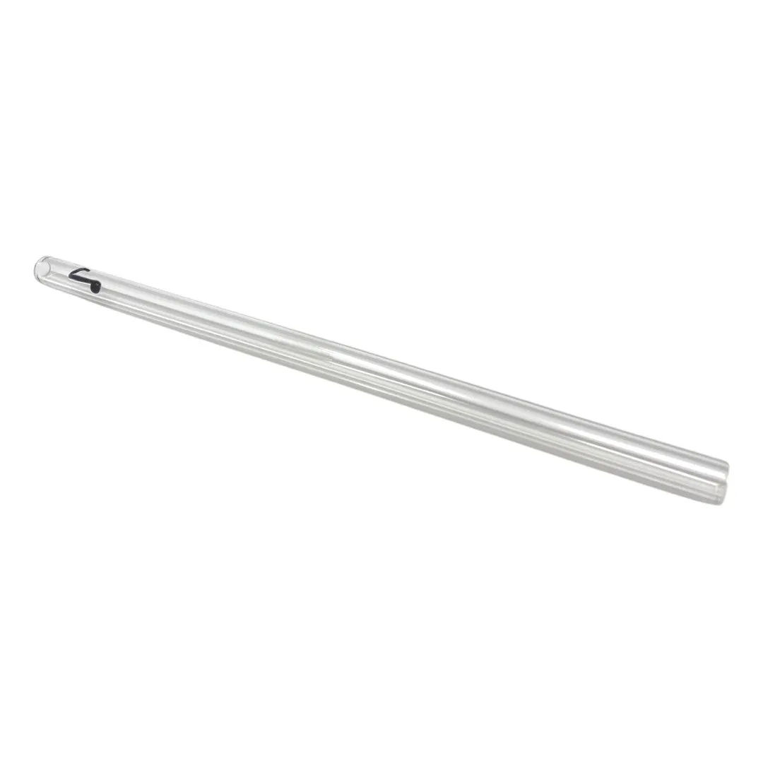 Music Note Glass Straw