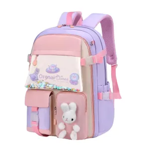 ORGNABNNY - Kawaii Girls Cute Waterproof Large Capacity Students School Bag