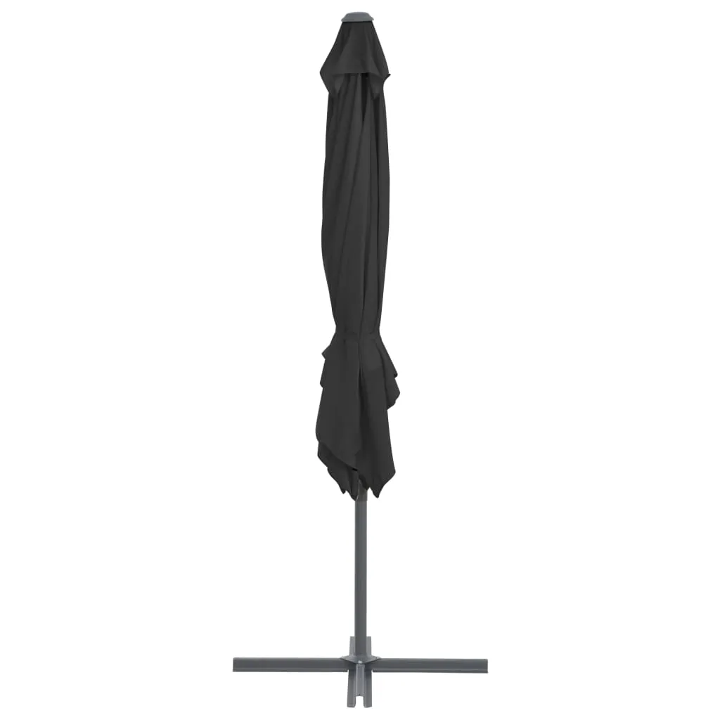 Outdoor Umbrella with Portable Base Anthracite