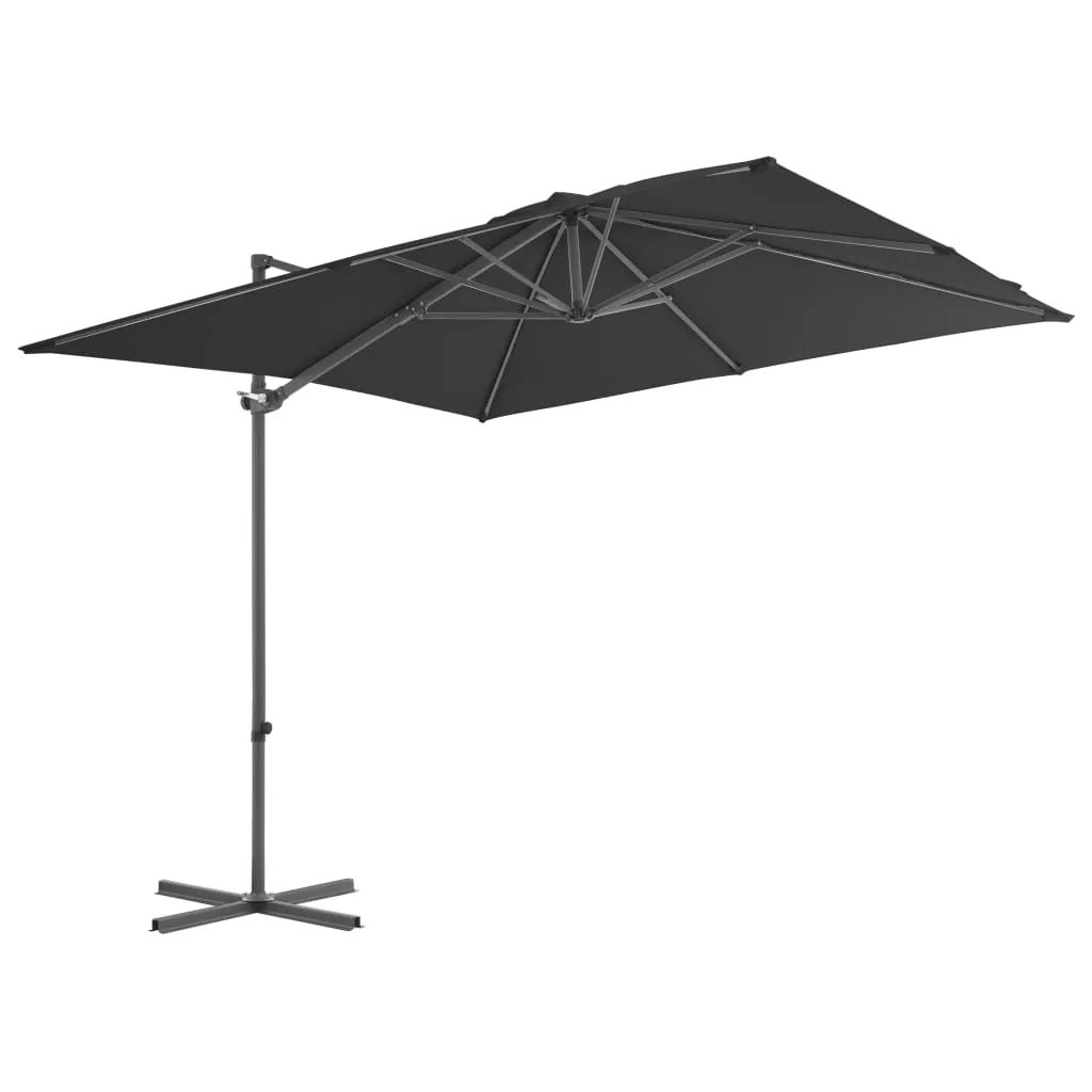Outdoor Umbrella with Portable Base Anthracite