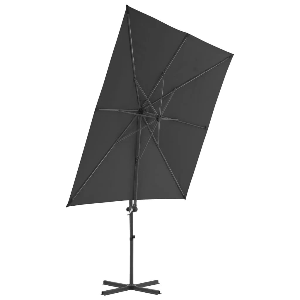 Outdoor Umbrella with Portable Base Anthracite