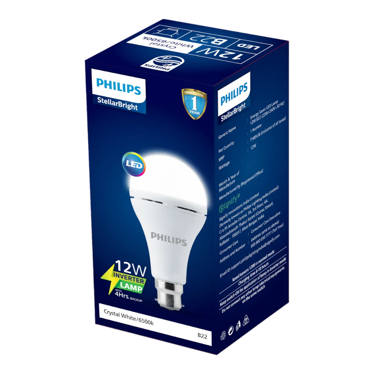 Philips Stellar Bright Emergency Inverter LED Bulb