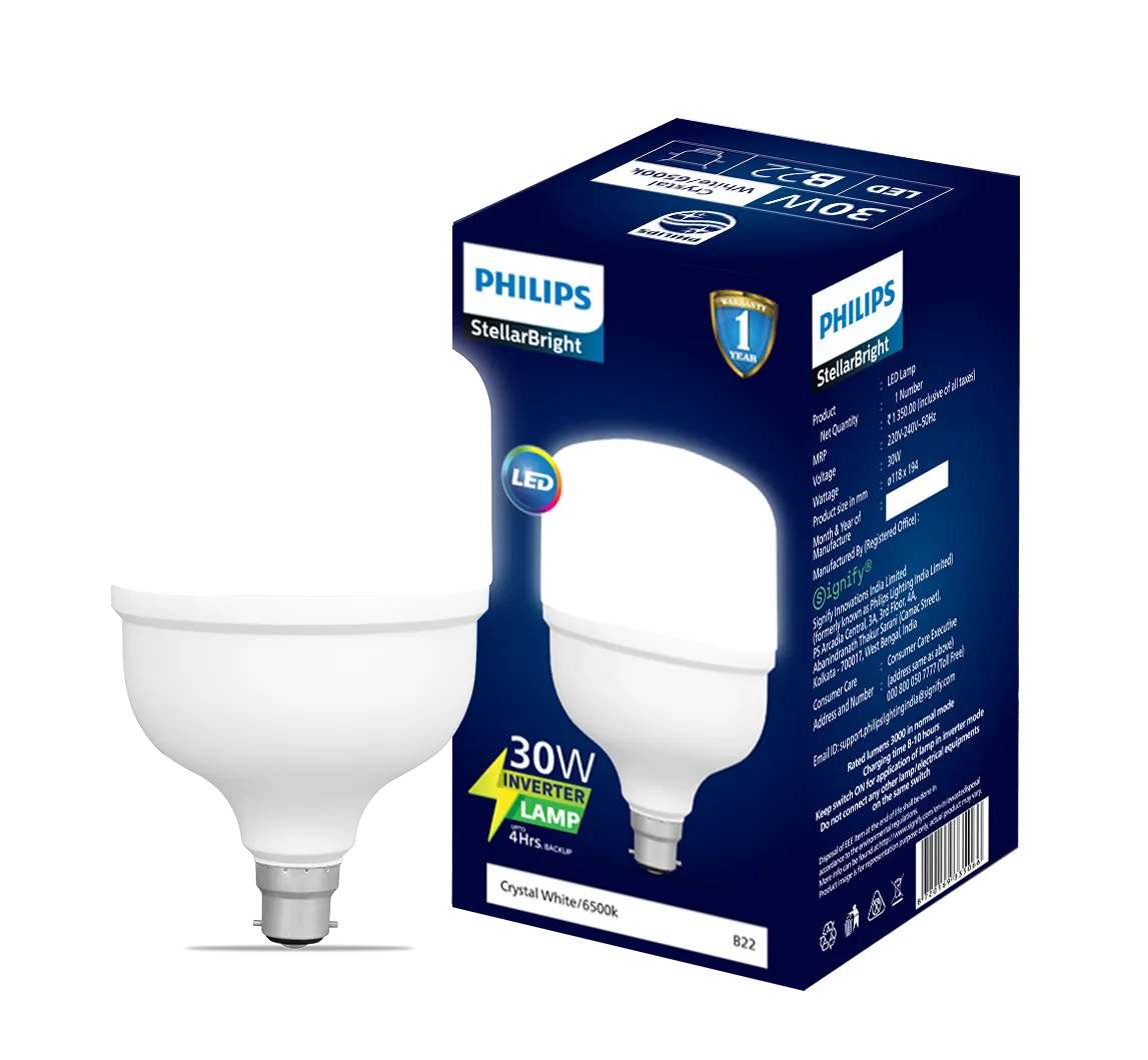 Philips Stellar Bright Emergency Inverter LED Bulb