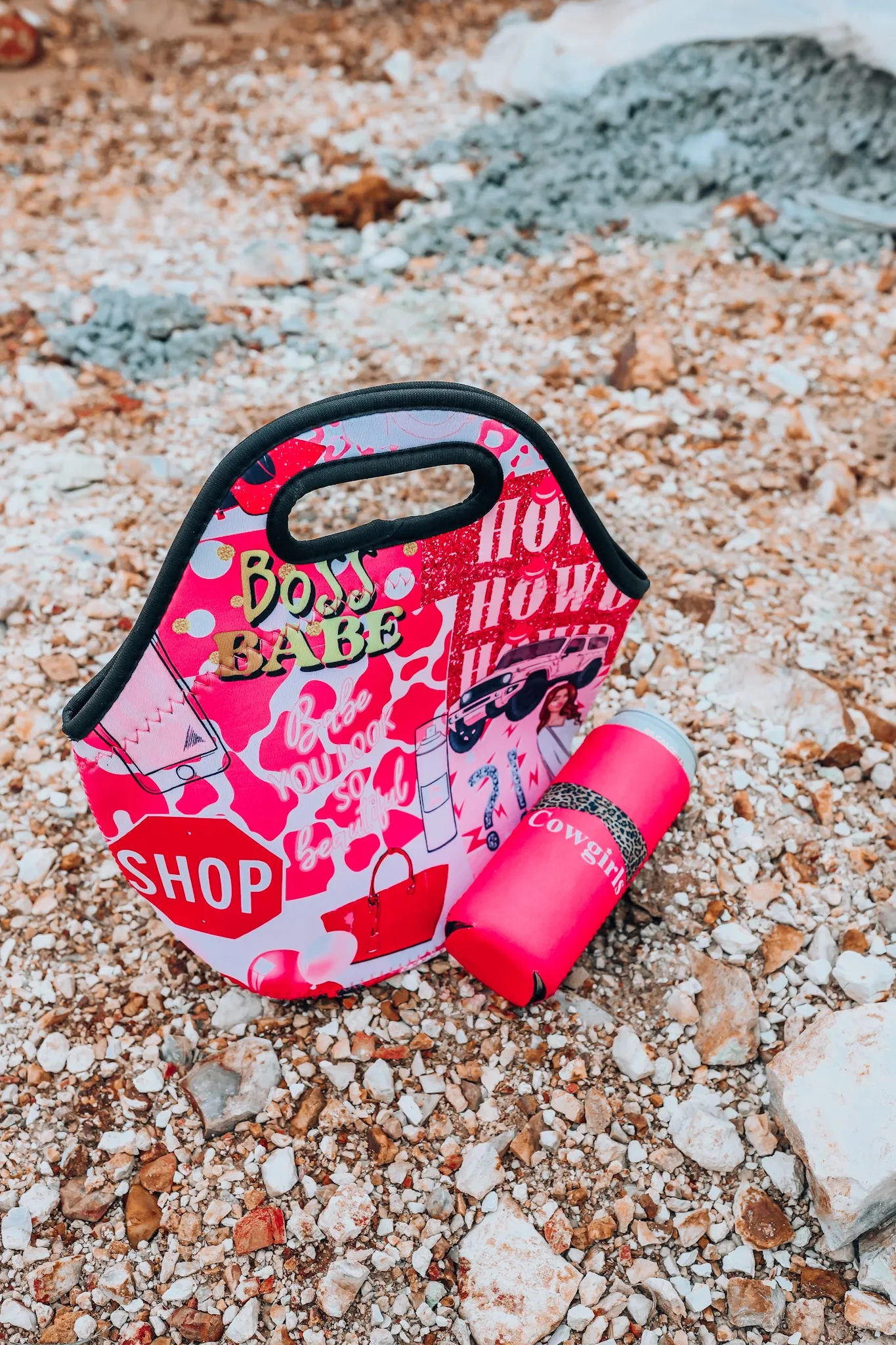 Pink Cowboys   Cowgirls Tall Coozie 2-Pack