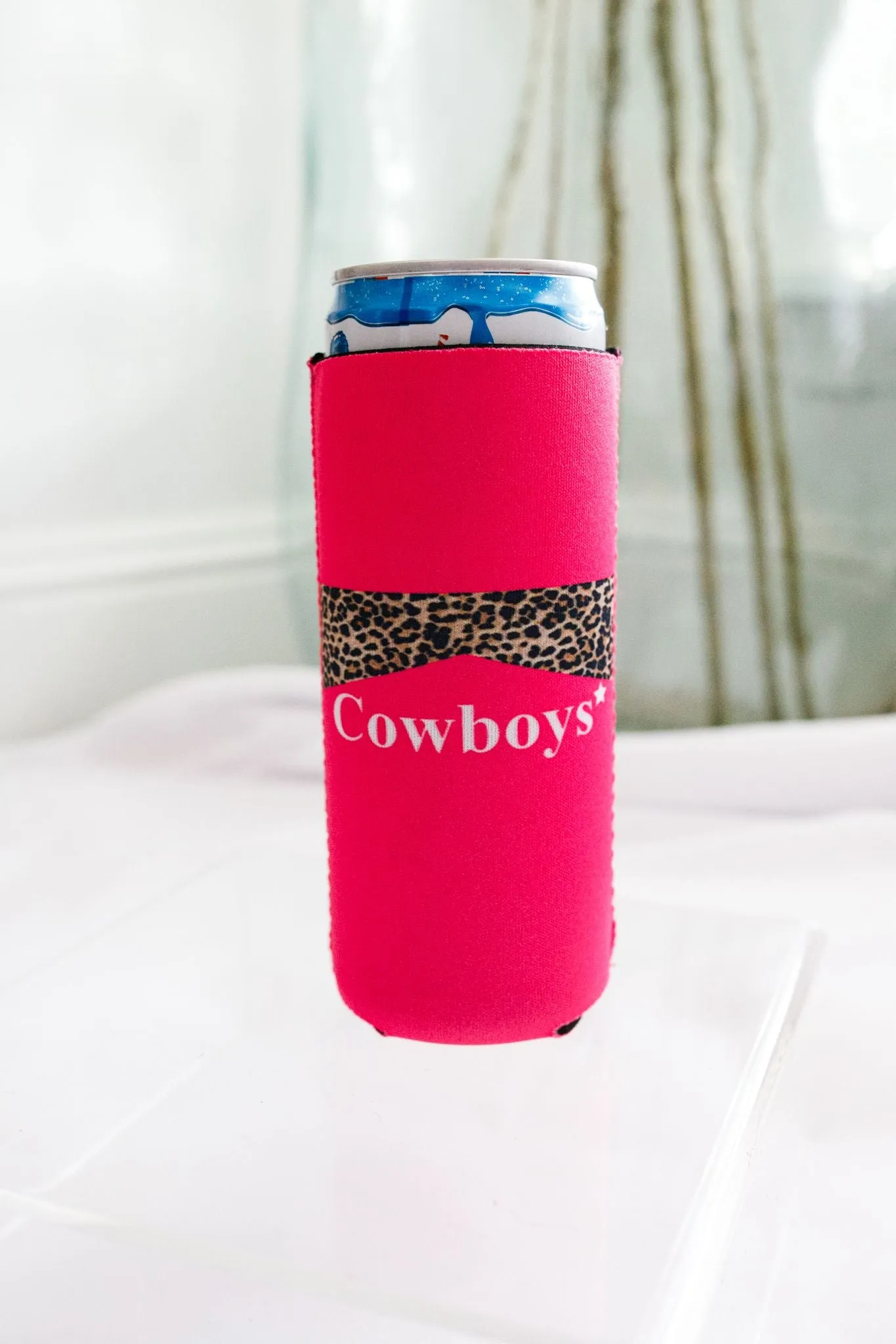 Pink Cowboys   Cowgirls Tall Coozie 2-Pack