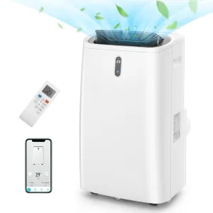Portable Air Conditioner, 14000 BTU 4 in 1 AC Unit with Cool, Fan, Heat & Dehumidifier