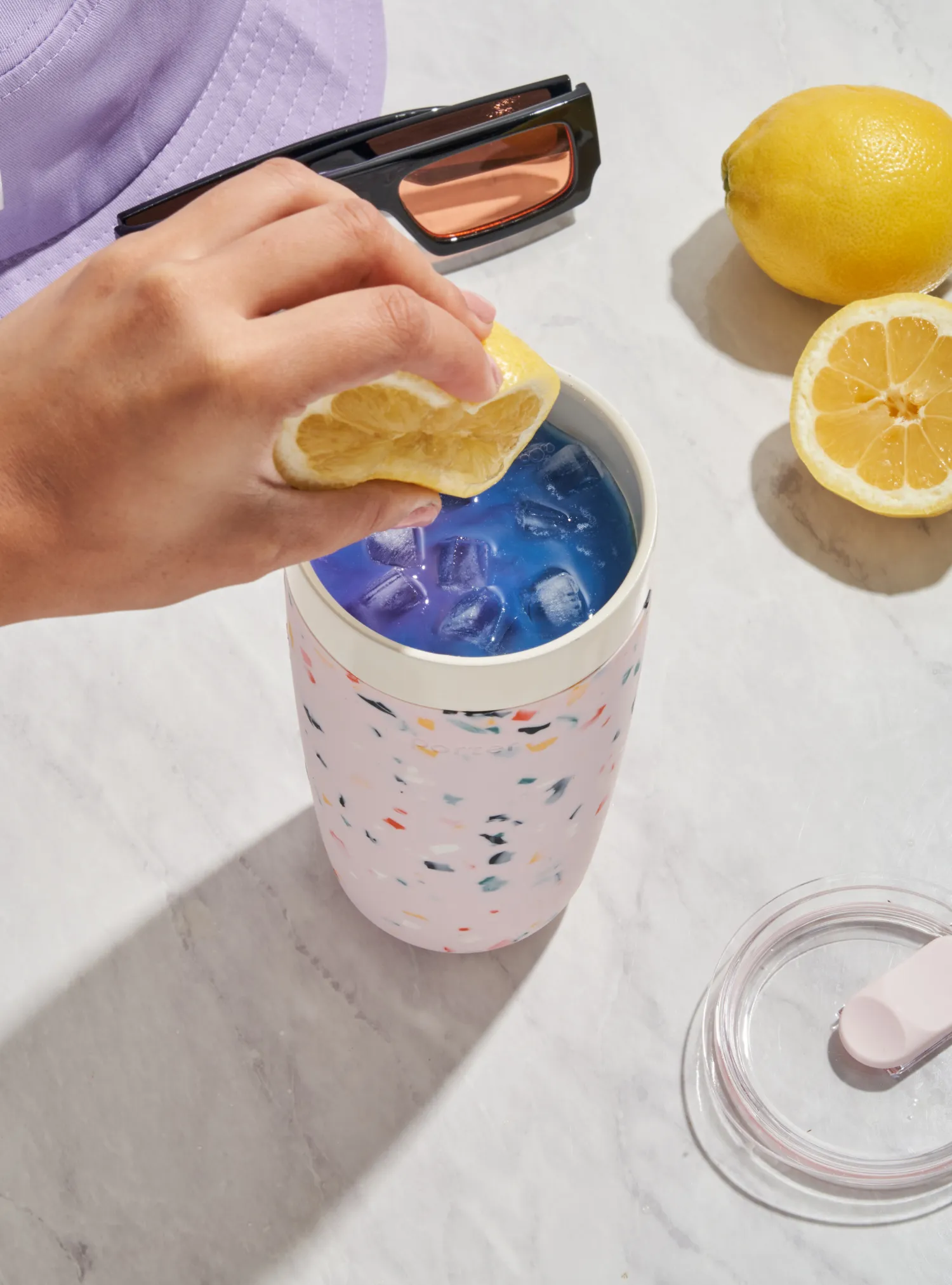 Porter Insulated 20oz Tumbler (Blush Terrazzo)