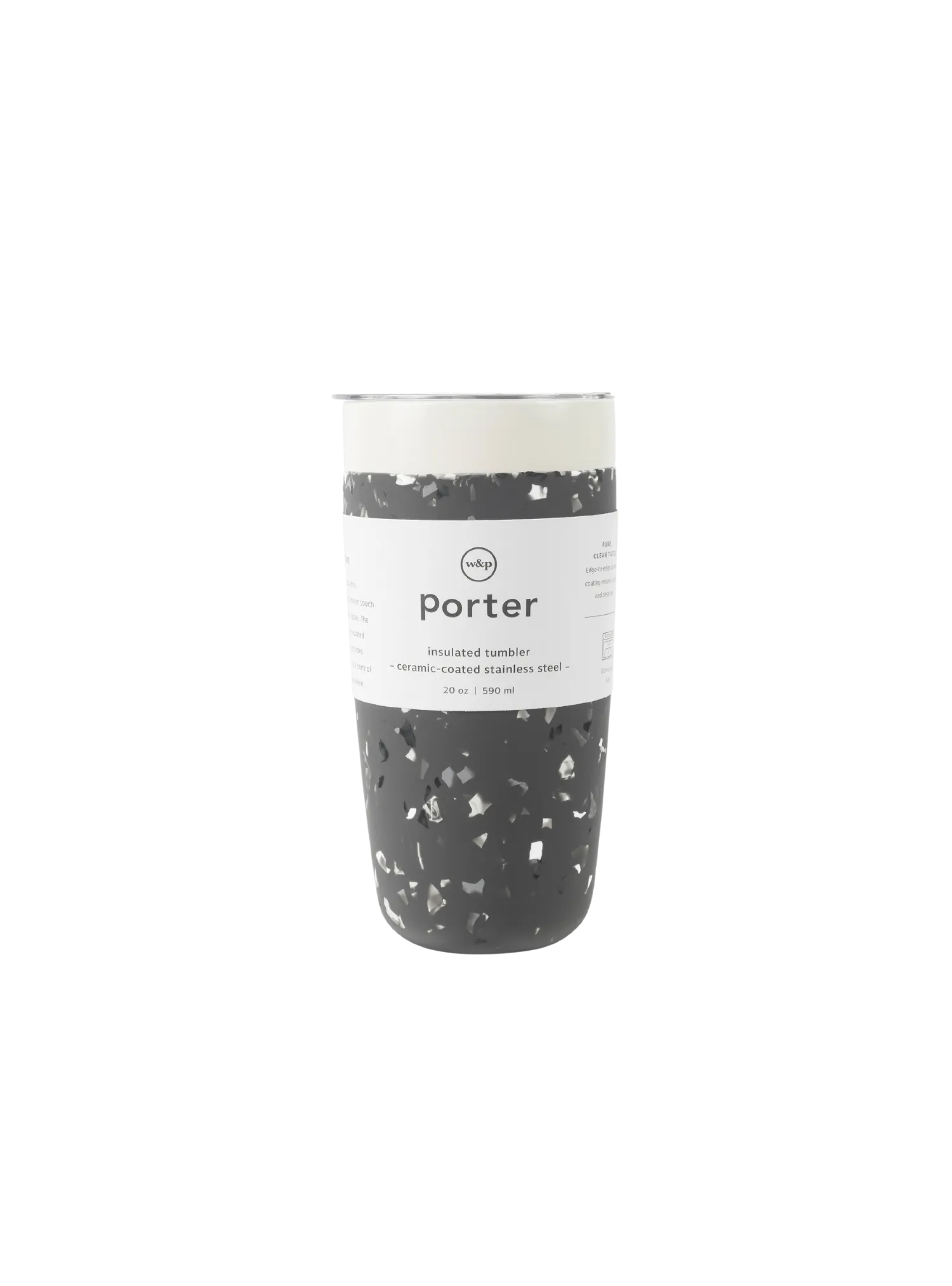 Porter Insulated 20oz Tumbler (Charcoal Terrazzo)