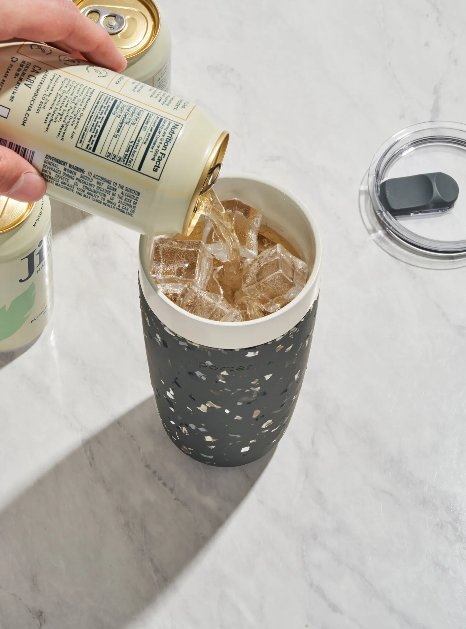 Porter Insulated 20oz Tumbler (Charcoal Terrazzo)