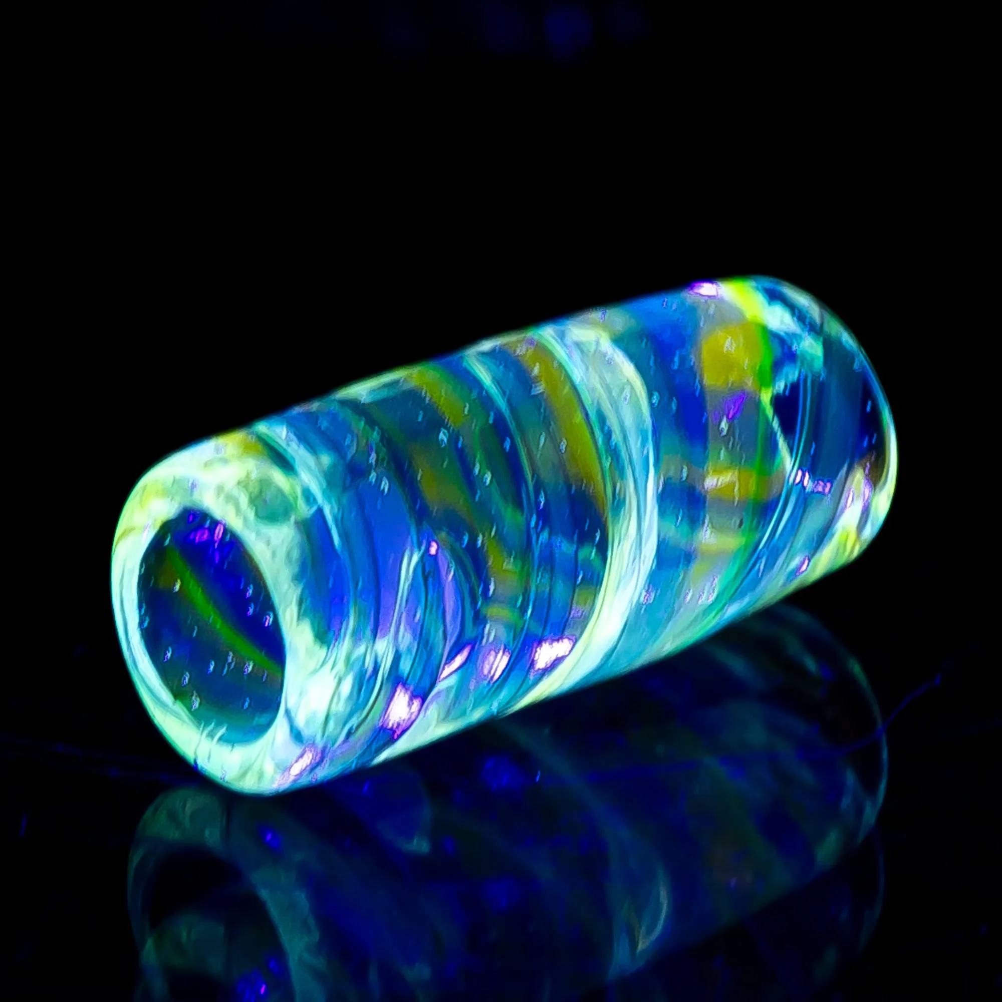 RekTipz - Glass Tip - XL - 11mm - Full Multi Color UV Swirl