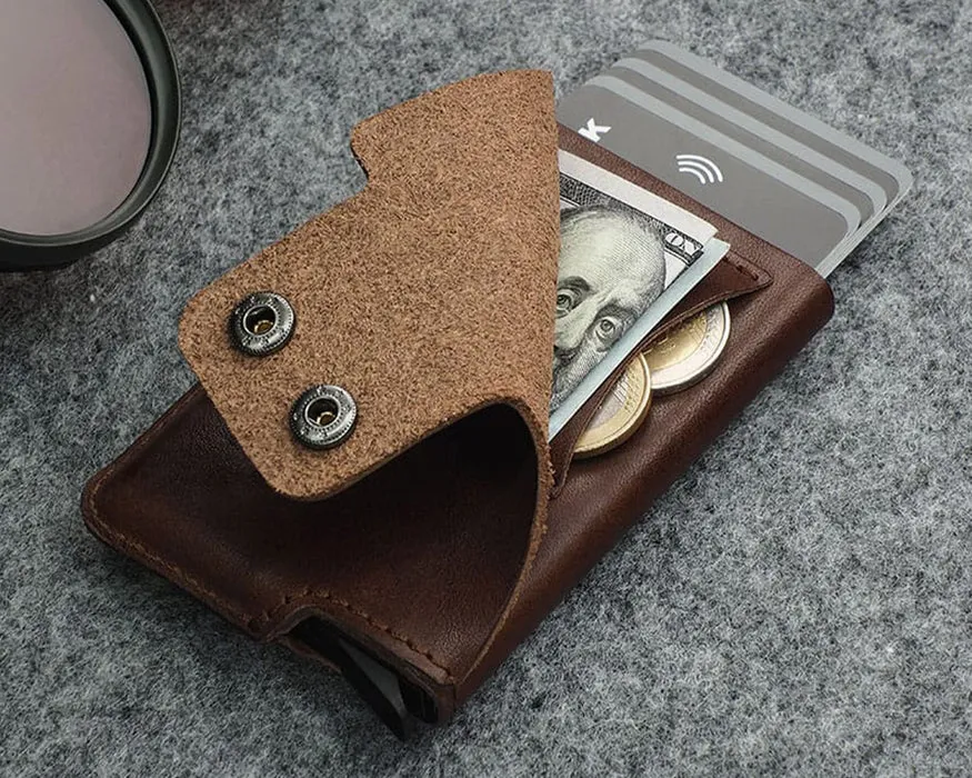 Retro 51 Pularys - FUNKY RFID Wallet | Brown