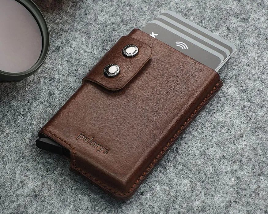 Retro 51 Pularys - FUNKY RFID Wallet | Brown