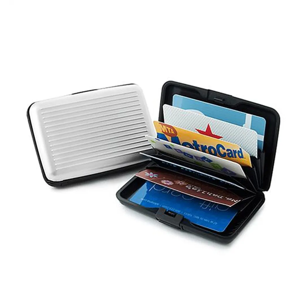 Scan Safe Wallet - Ultimate Protection Against Identity Theft (Silver)