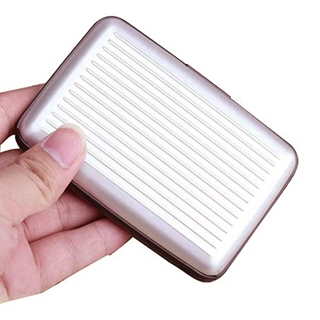 Scan Safe Wallet - Ultimate Protection Against Identity Theft (Silver)