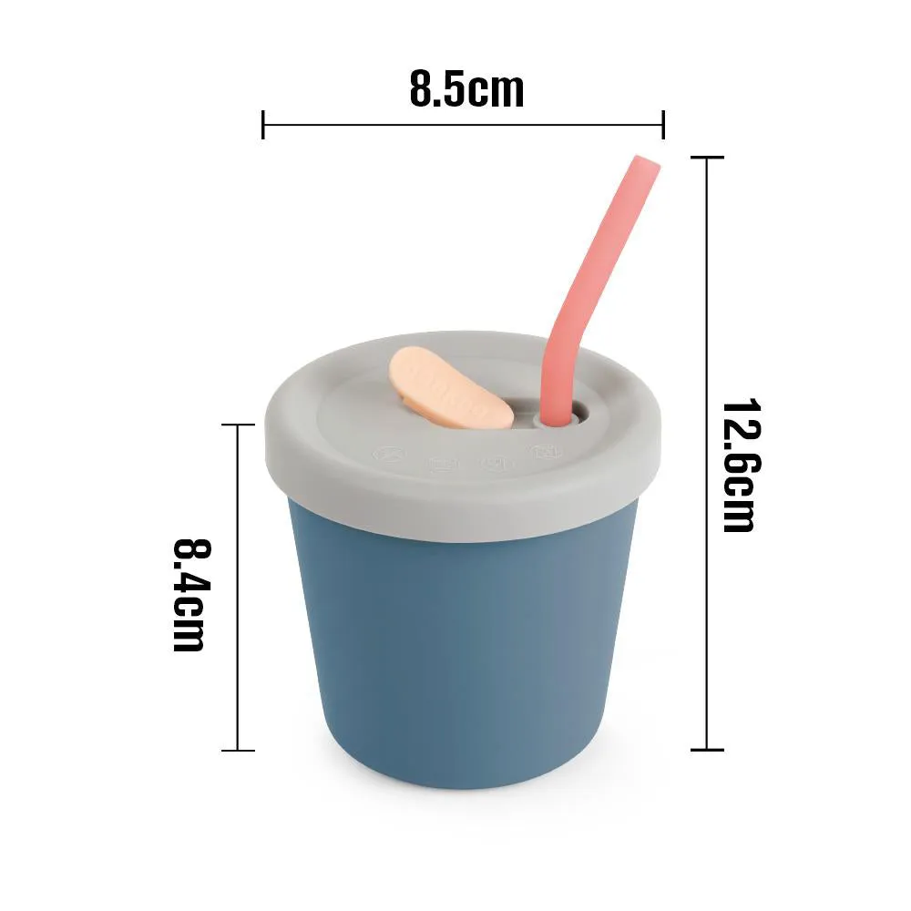 Silicone Sippy Straw Cup (150ml)