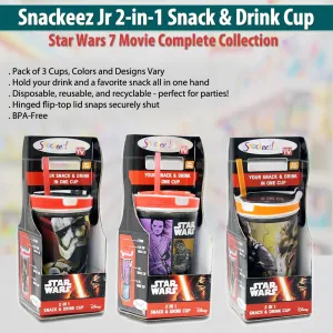 Snackeez Jr. 2-in-1 Snack & Drink Cup - Star Wars: Episode VII Complete Collection
