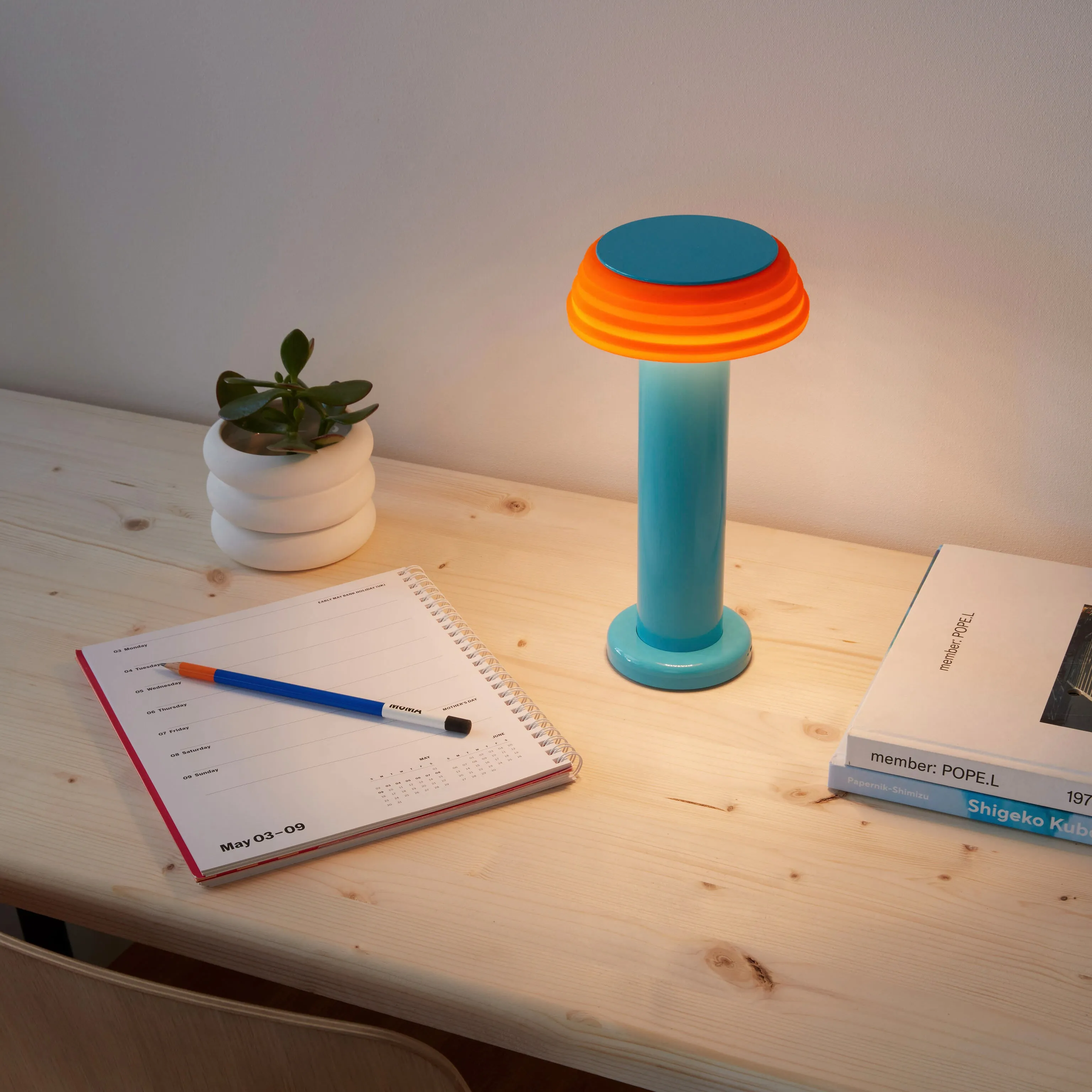 SOWDEN PL1 Portable Lamp - Blue/ Orange